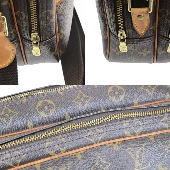 LOUIS VUITTON Reporter PM Crossbody Shoulder Bag Monogram Leather M45254 80YF340 - Picture 8 of 14